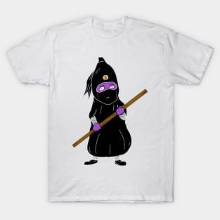 Nightshade Eggplant Vegetable Ninja Clan T-Shirt